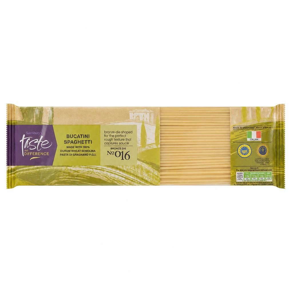 Sainsbury's Bucatini Spaghetti Pasta, Taste the Difference 500g