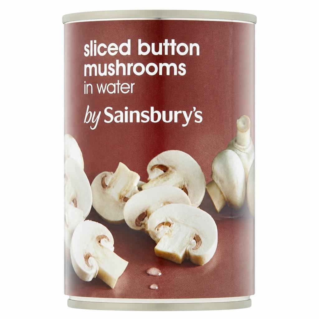Sainsbury's Sliced Button Mushrooms 290g (156g*)