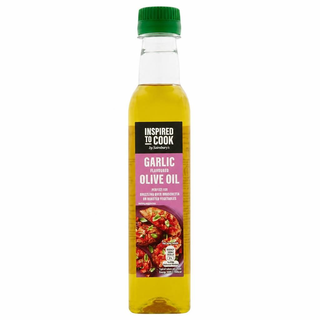 Sainsbury's Garlic Flavoured Olive Oil, Inspired to Cook 250ml