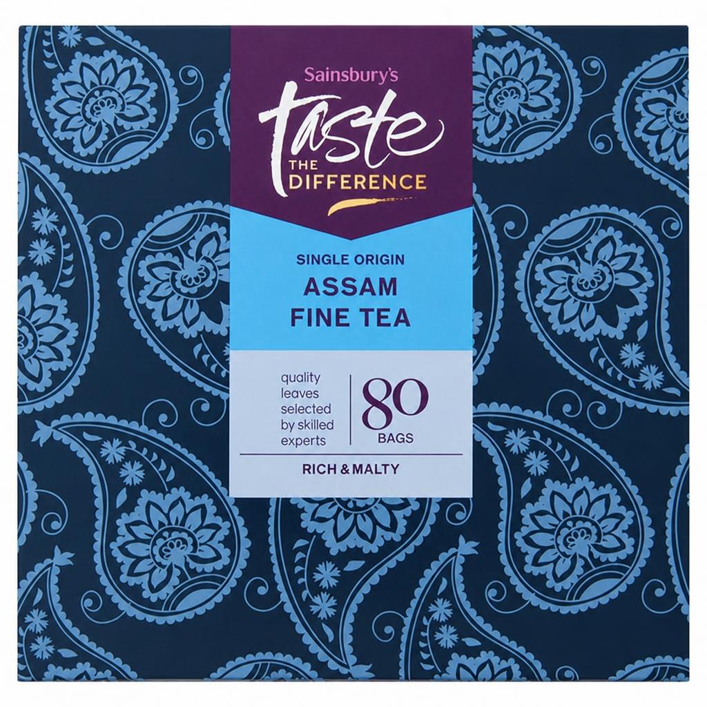 Sainsbury's Assam Tea Bags Taste the Difference x80