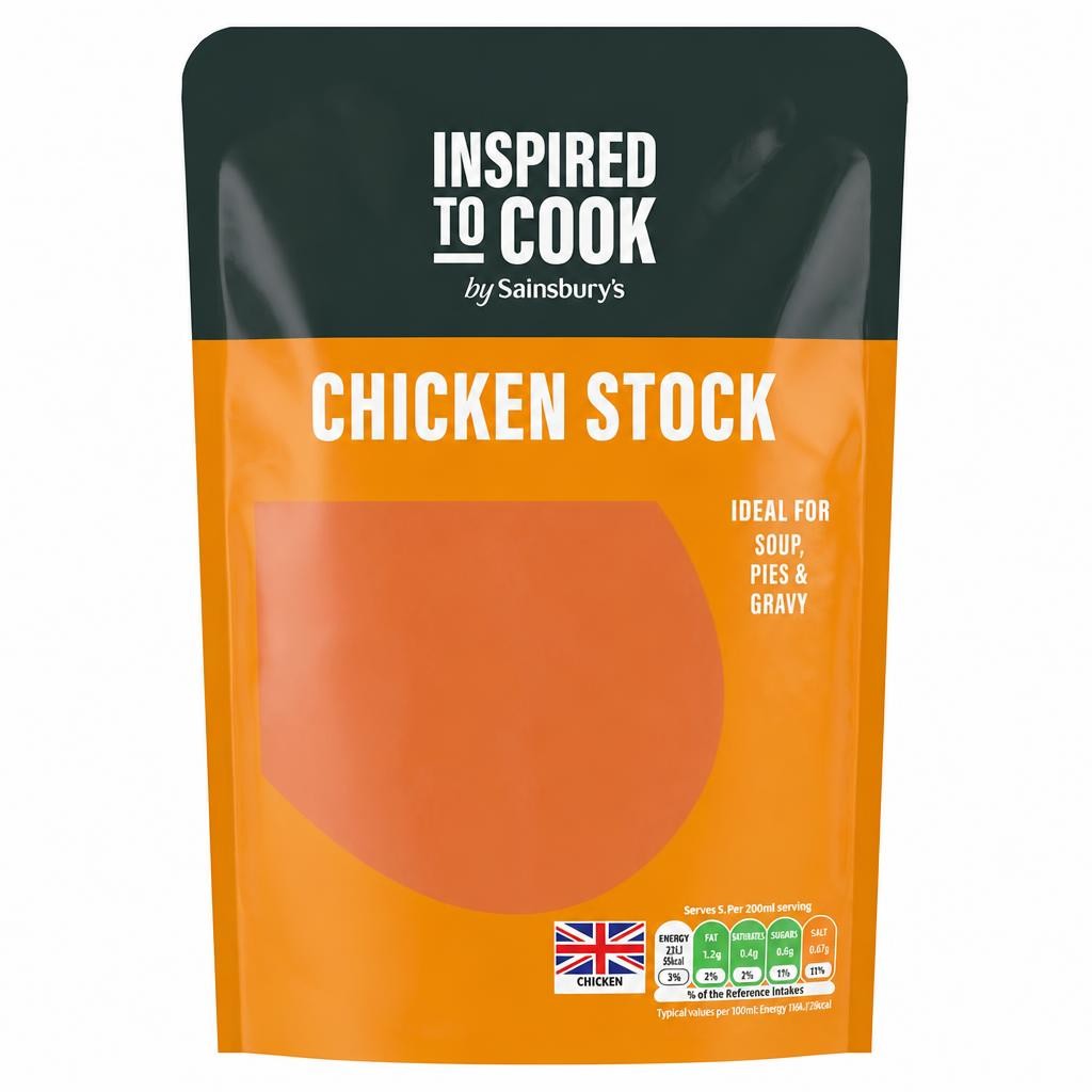 Sainsbury's Chicken Stock, Inspired to Cook 500ml