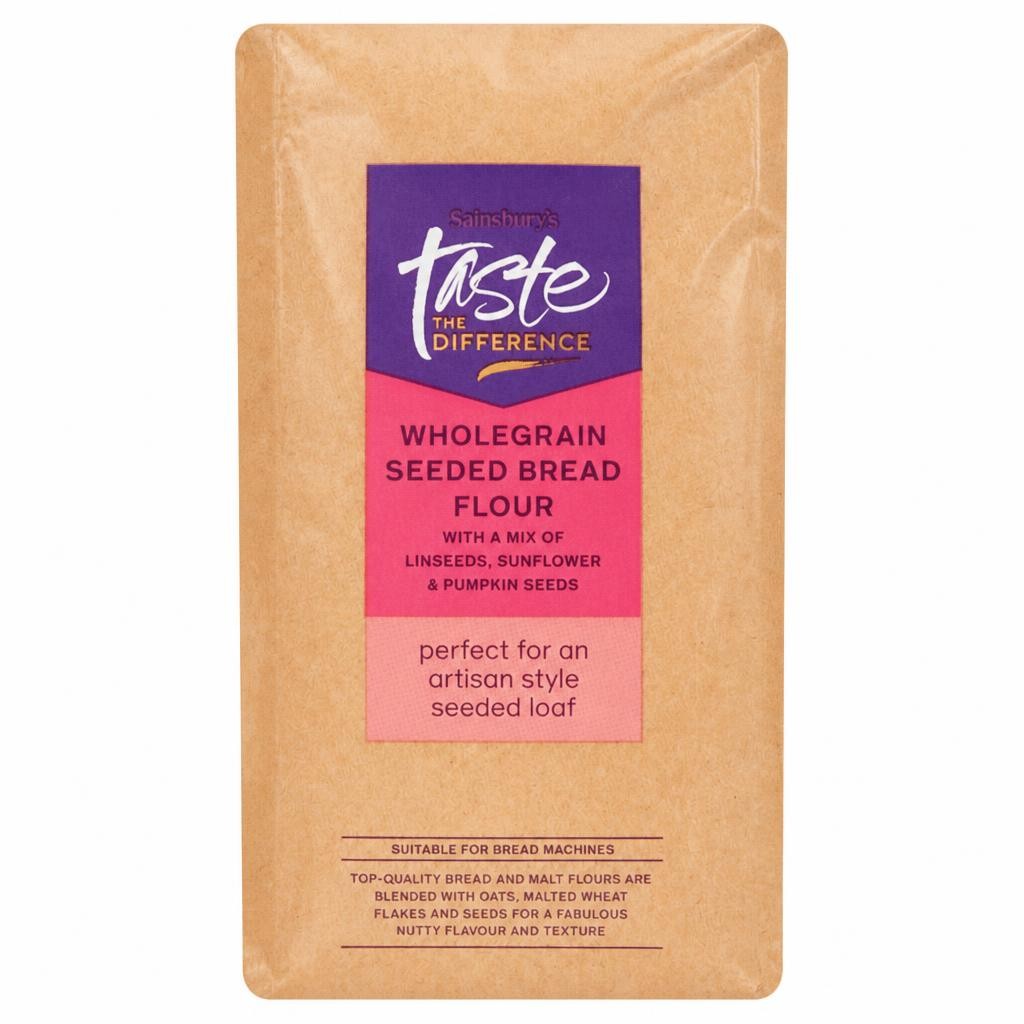 Sainsbury's Wholegrain Seeded Flour, Taste the Difference 1kg