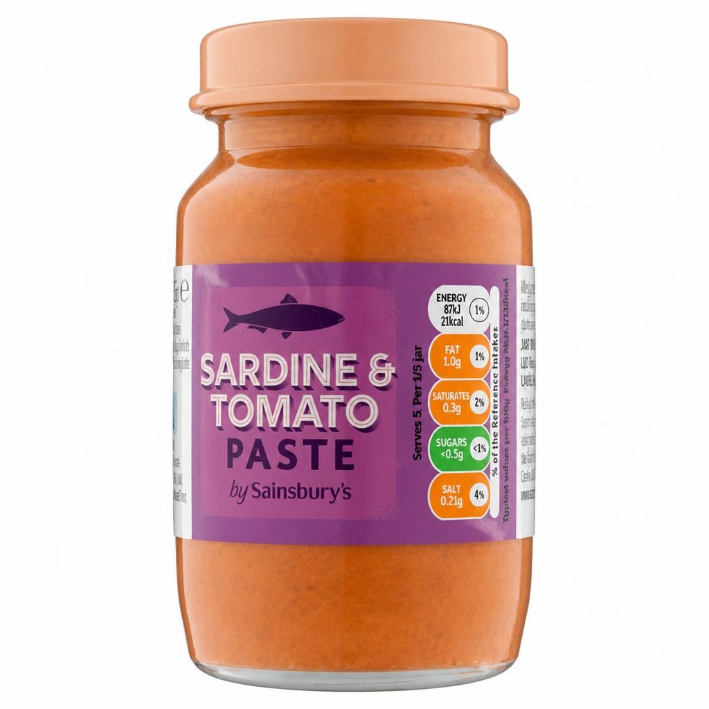 Sainsbury's Sardine & Tomato Paste 75g