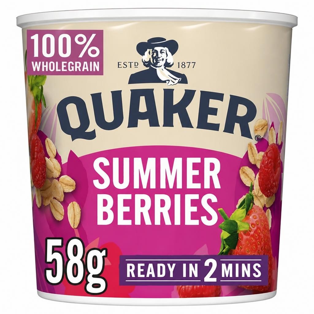 Quaker Oat So Simple Summer Berries Porridge Pot 58g