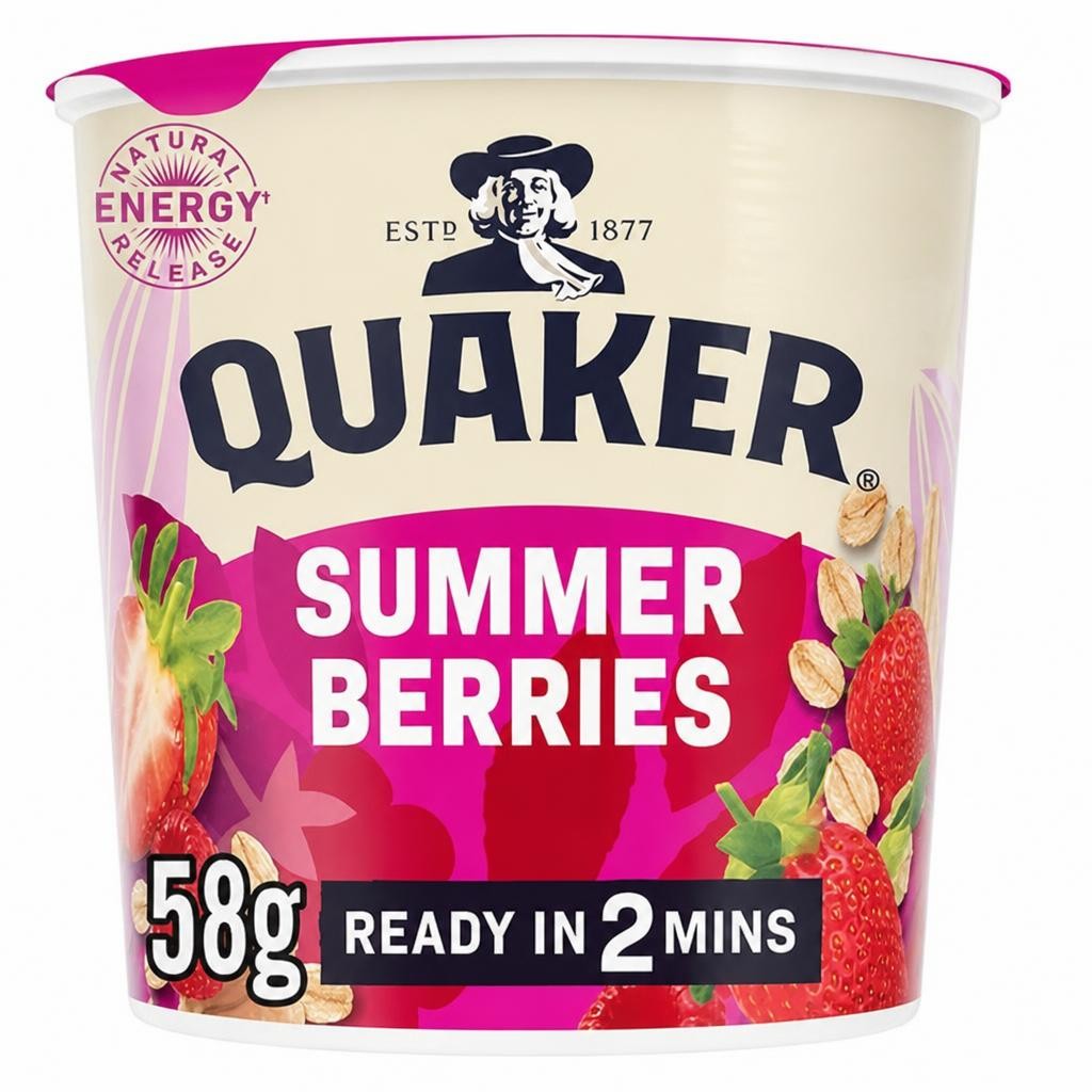 Quaker Oat So Simple Summer Berries Porridge Pot 58g