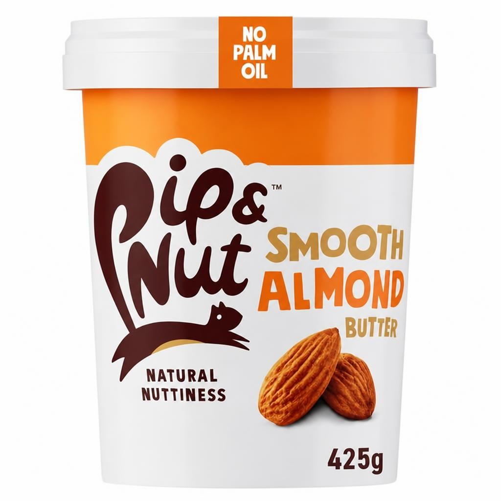 Pip & Nut Smooth Almond Butter 425g