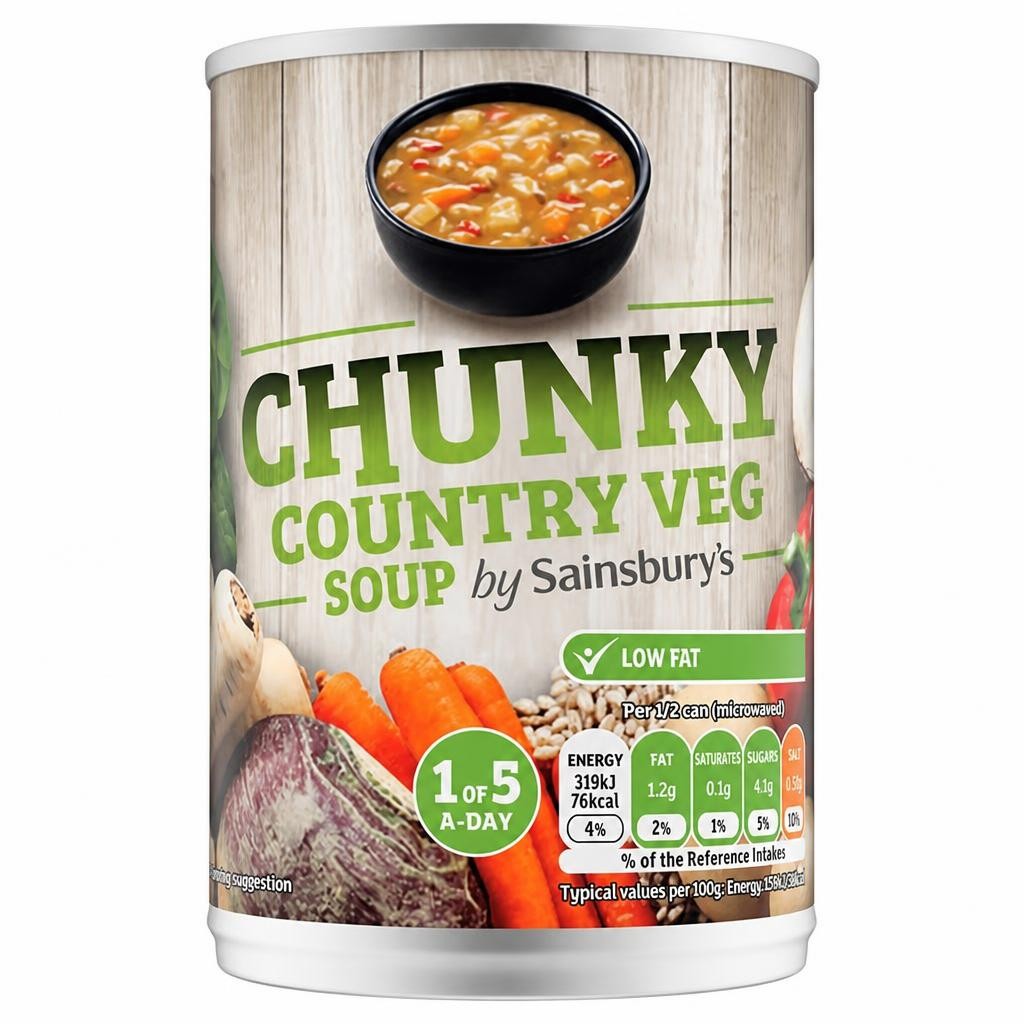 Sainsbury's Chunky Country Vegetable Soup 400g