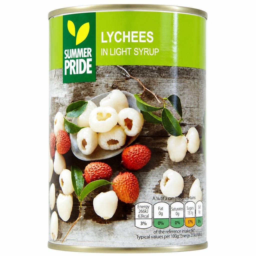 Summer Pride Lychees in Light Syrup 425g