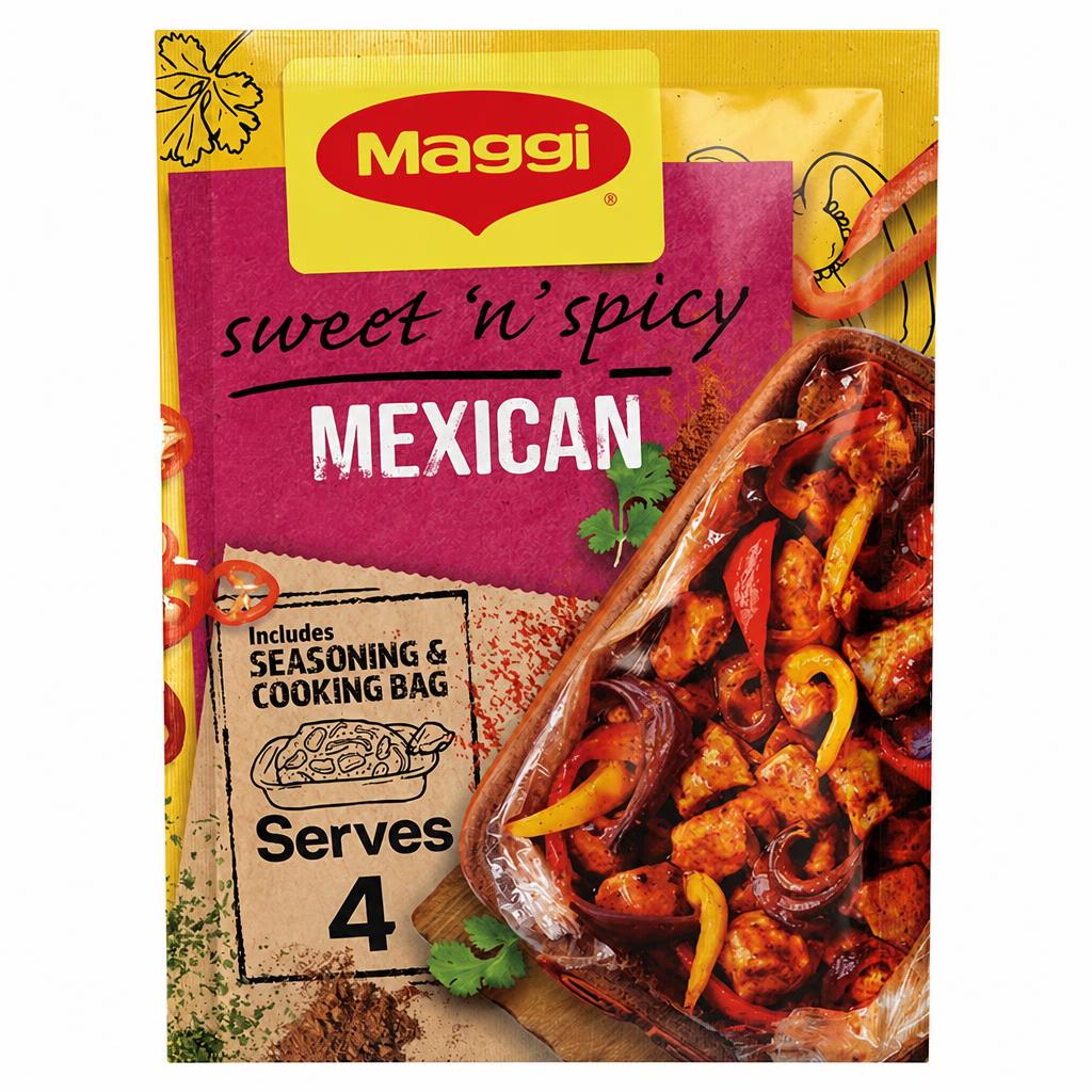 Maggi So Juicy Sweet & Spicy Mexican Chicken Herbs & Spices Recipe Mix 38g
