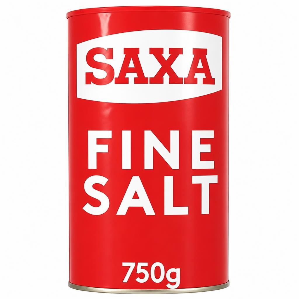 Saxa Table Salt Drum 750g