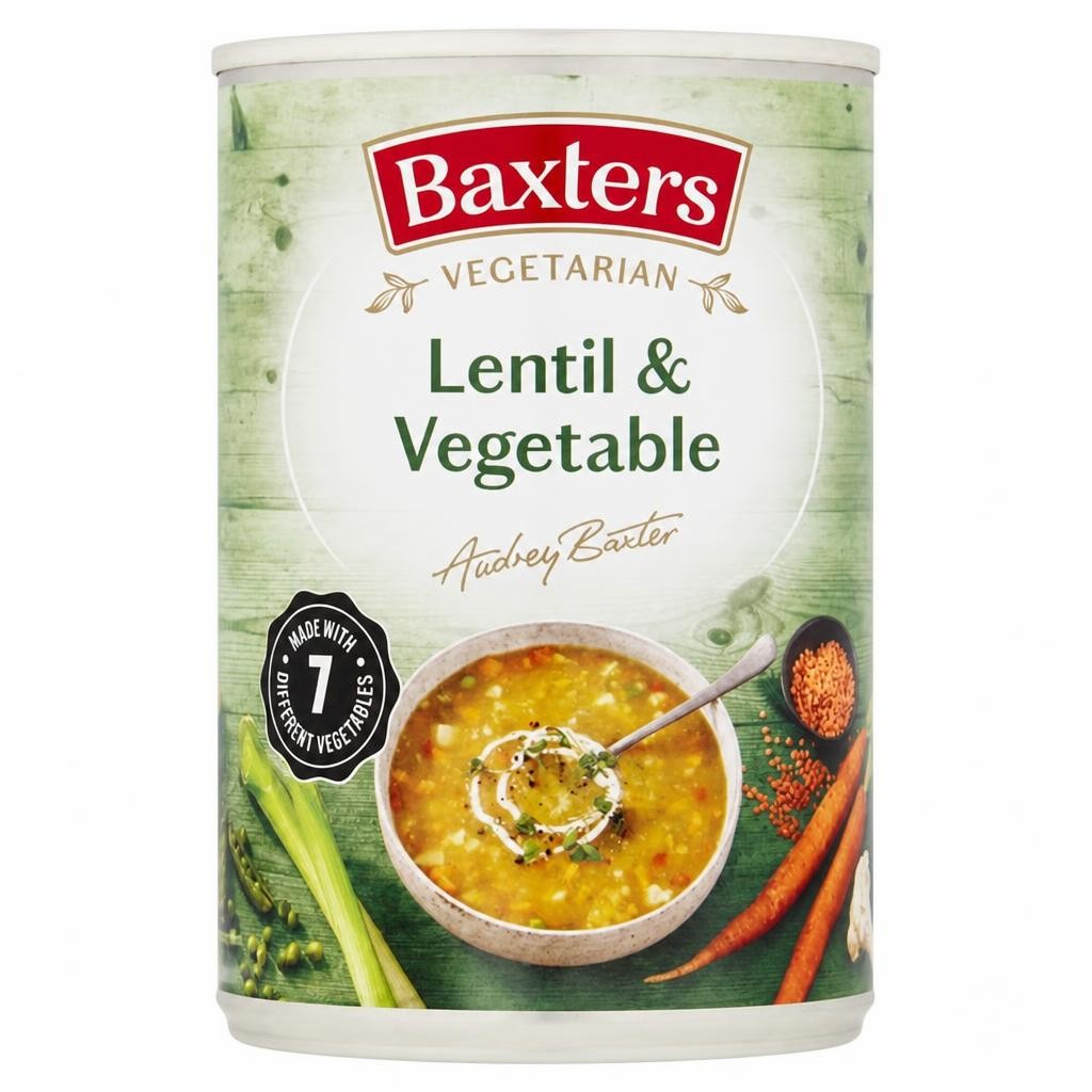 Baxters Healthy, Lentil & Vegetable Soup 400g