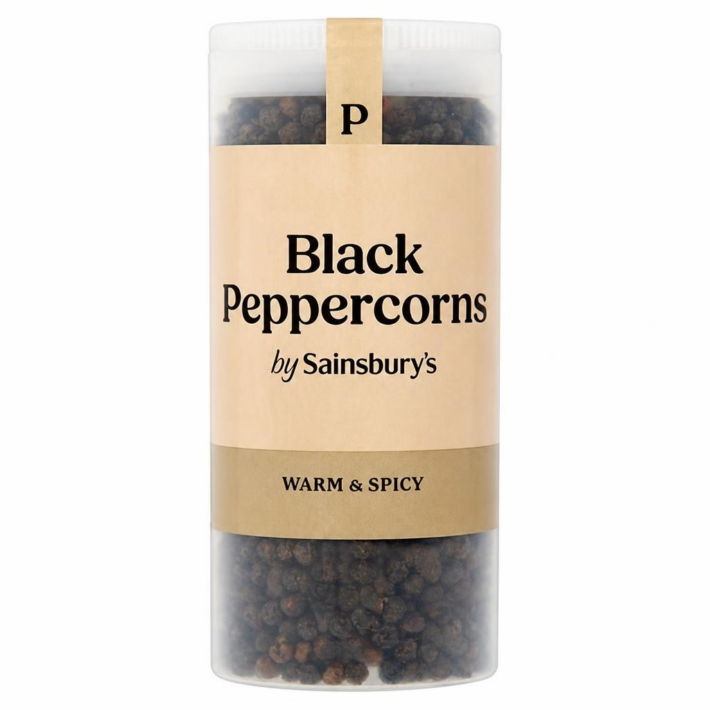 Sainsbury's Whole Black Peppercorns 100g