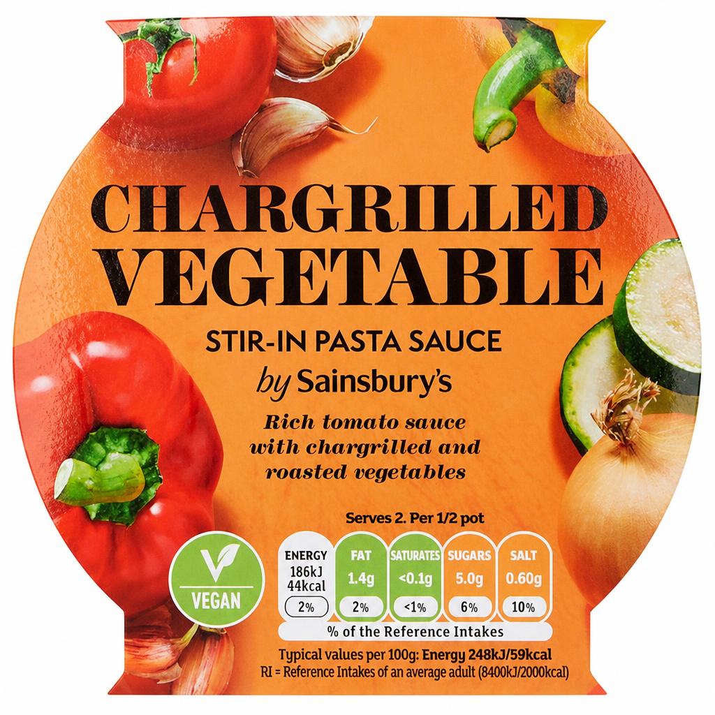 Sainsbury's Stir In Chargrilled Vegetable Pasta Sauce 150g