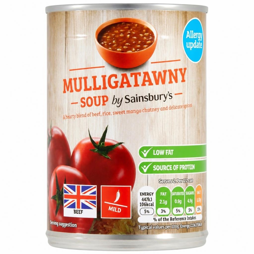 Sainsbury's Mulligatawny Soup 400g