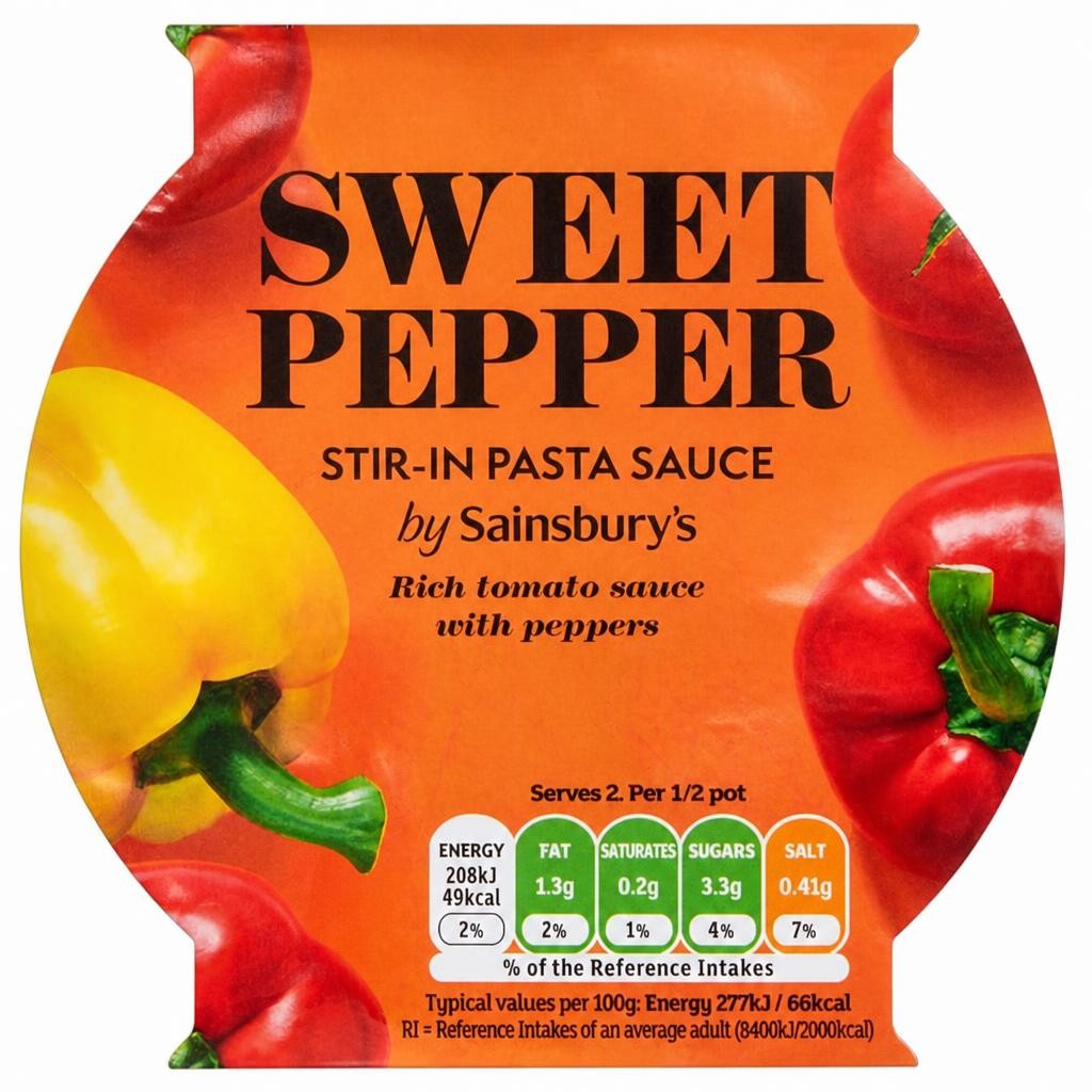 Sainsbury's Sweet Pepper Stir-In Pasta Sauce 150g