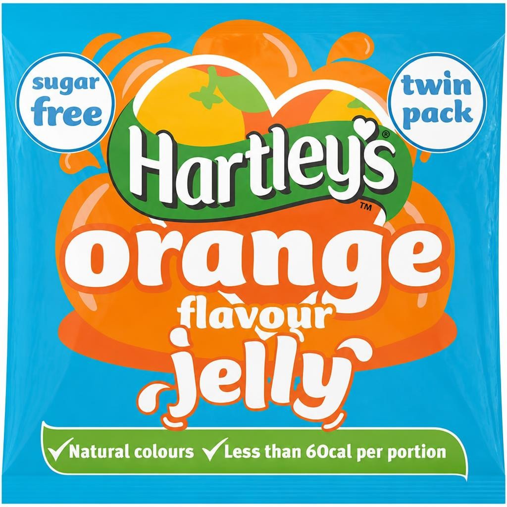 Hartleys Sugar Free Orange Jelly Twin Pack 23g