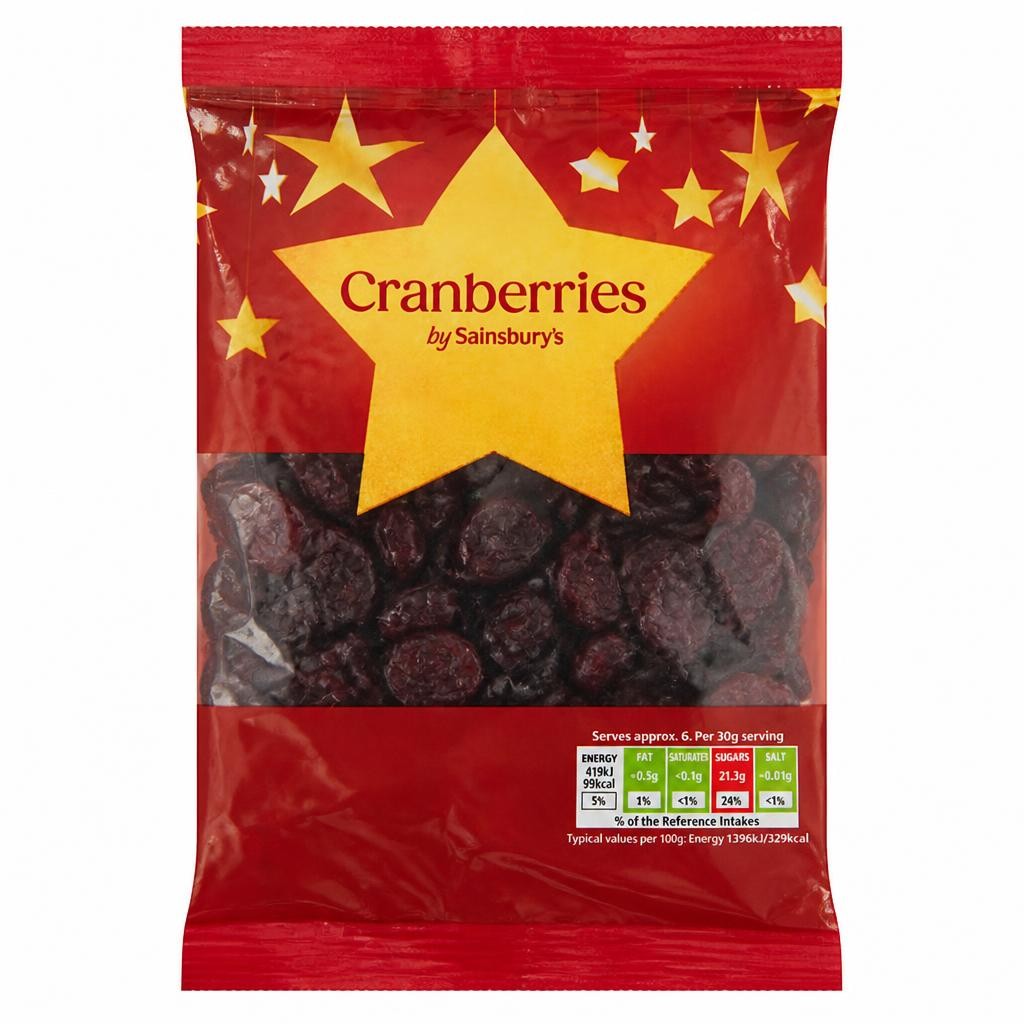 Sainsbury's Christmas Cranberries 200g
