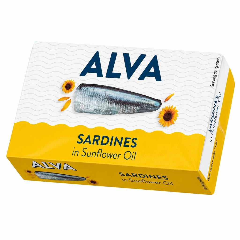 Alva Sardines in Sunflower Oil 120g