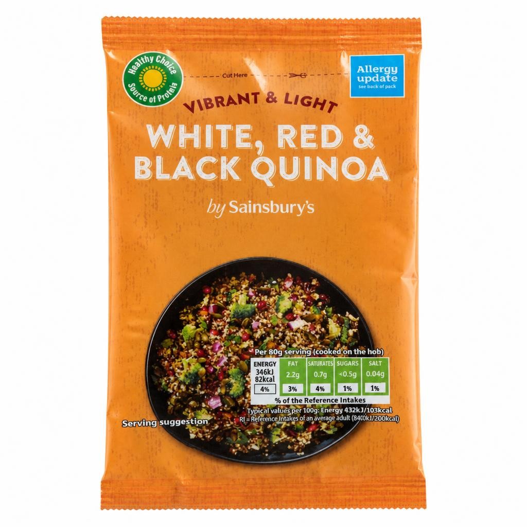 Sainsbury's White Red & Black Quinoa 300g