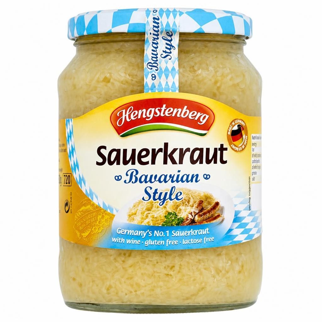 Hengstenberg Sauerkraut Bavarian Style 680g (650g*)
