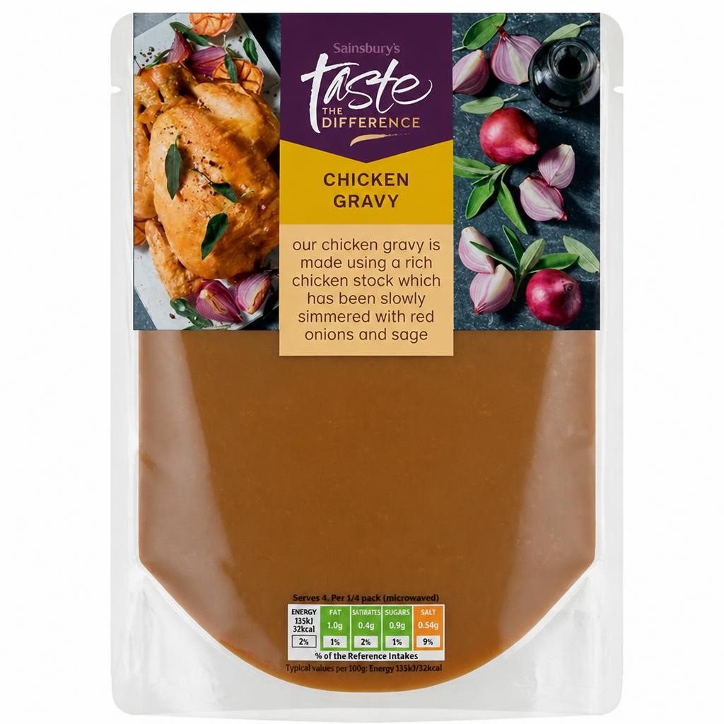 Sainsbury's Chicken Gravy Pouch, Taste the Difference 350g