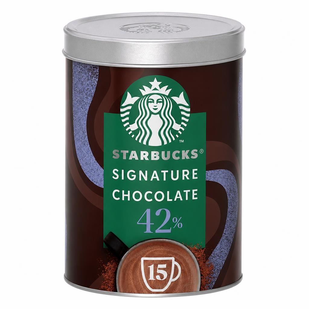 Starbucks Signature Chocolate 42% Cocoa Hot Chocolate Powder Tin 330g