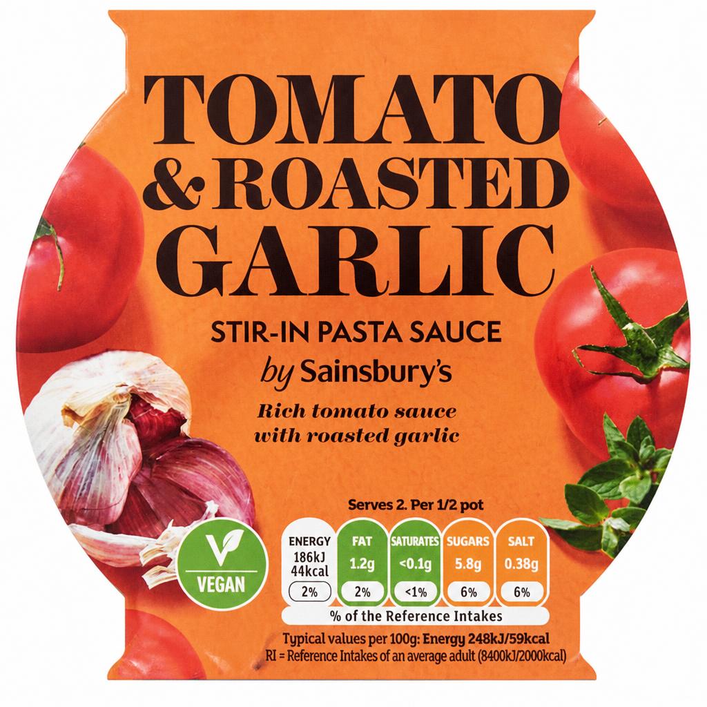 Sainsbury's Stir In Tomato & Roasted Garlic Pasta Sauce 150g