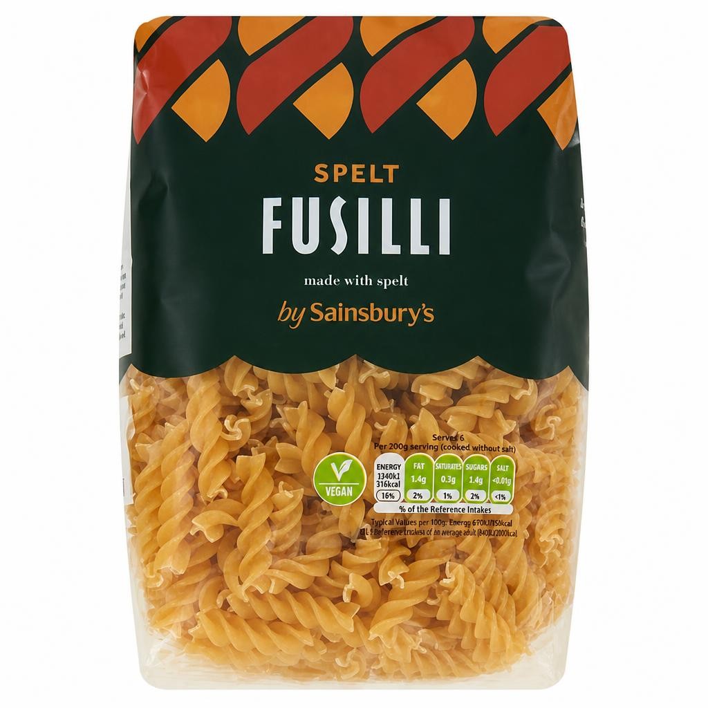 Sainsbury's Spelt Fusilli Pasta 500g