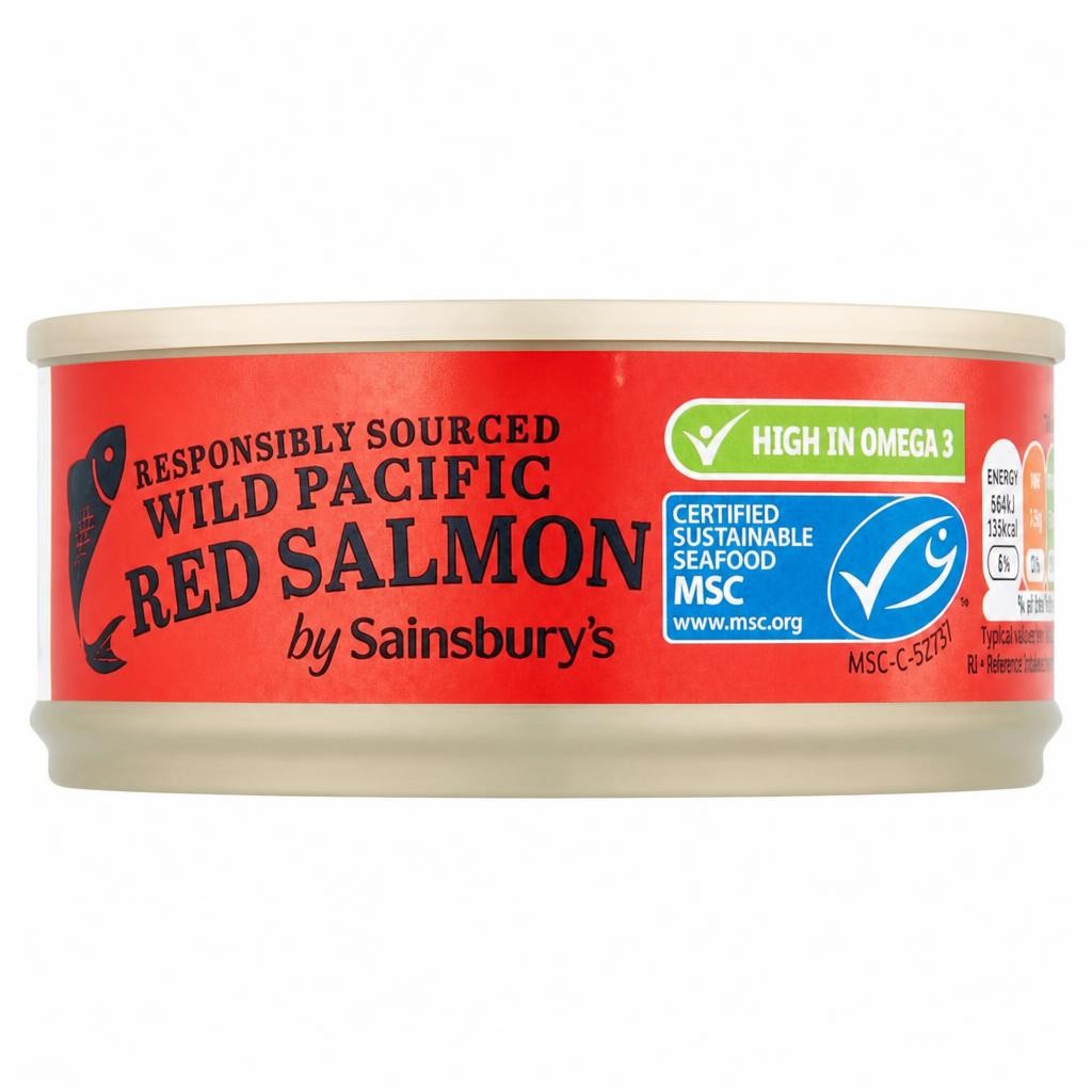 Sainsbury's Wild Pacific Red Salmon 105g