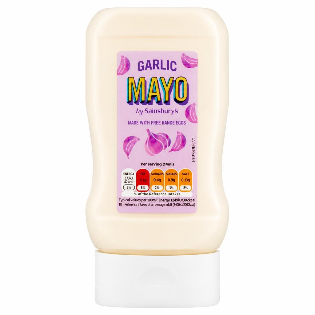 Sainsbury's Garlic Mayonnaise 280ml