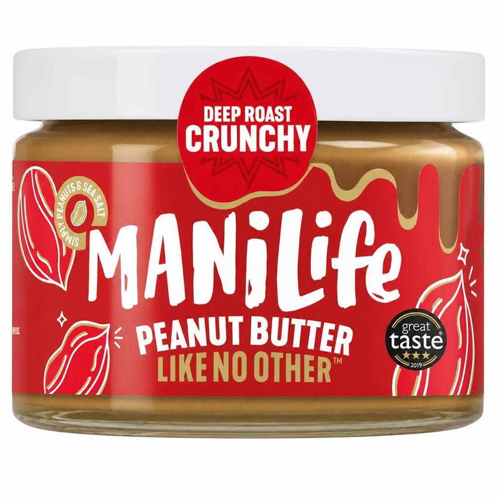 Manilife Deep Roast Crunchy Peanut Butter 275g