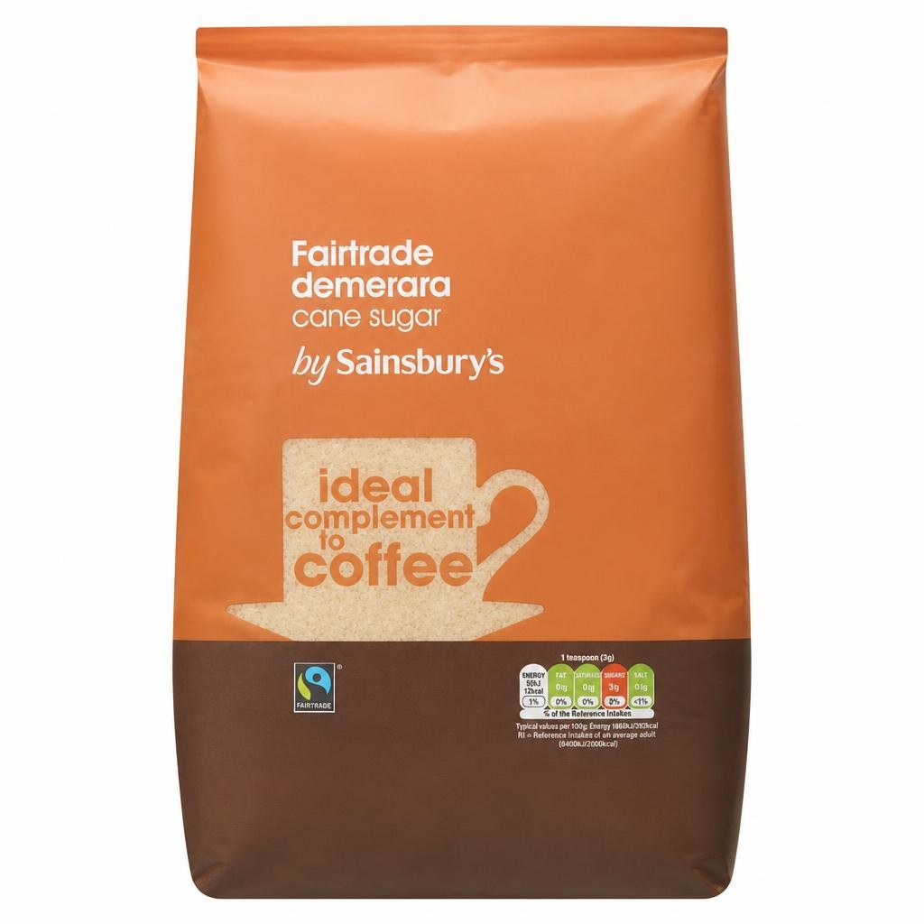 Sainsbury's Fairtrade Demerara Cane Sugar 2kg