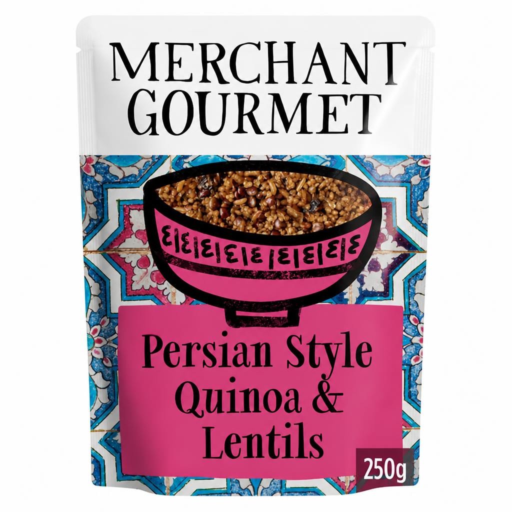 Merchant Gourmet Aromatic Persian Style Quinoa & Green Lentils 250g