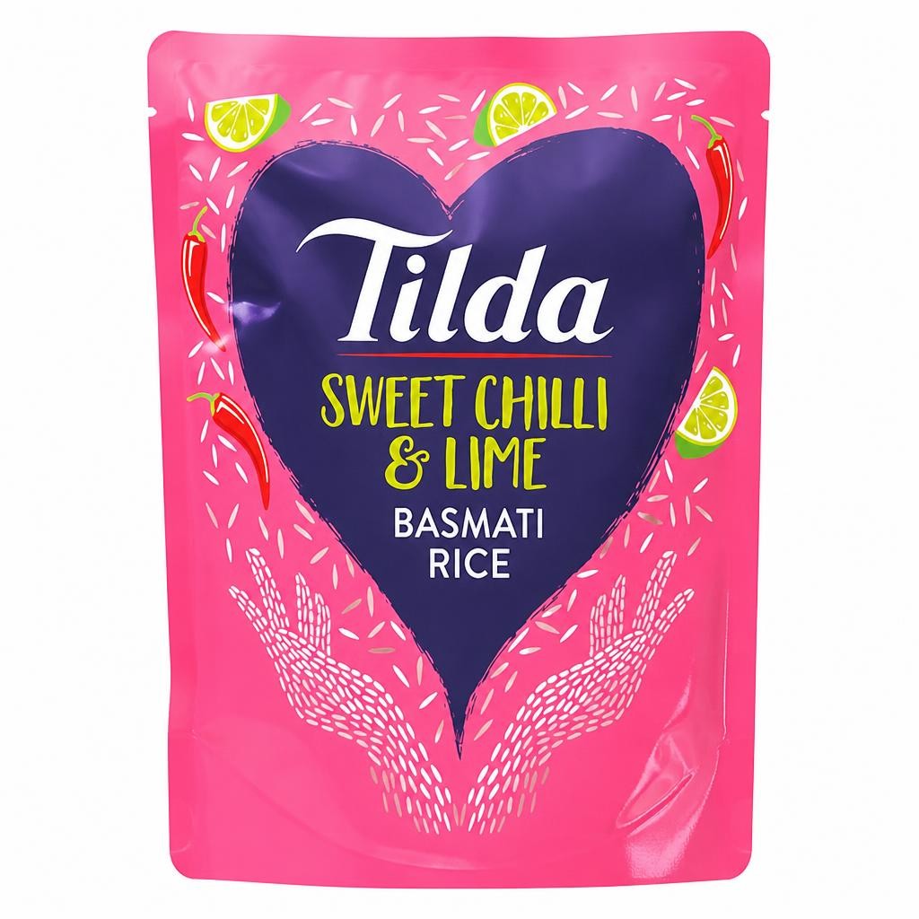 Tilda Microwave Rice Sweet Chilli Lime Basmati 250g