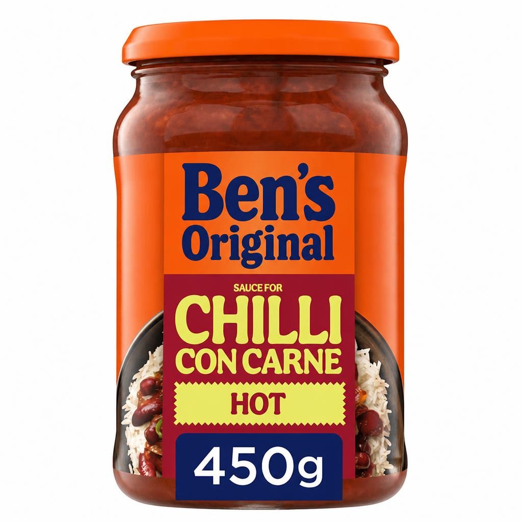 Bens Original Hot Chilli Con Carne Sauce 450g