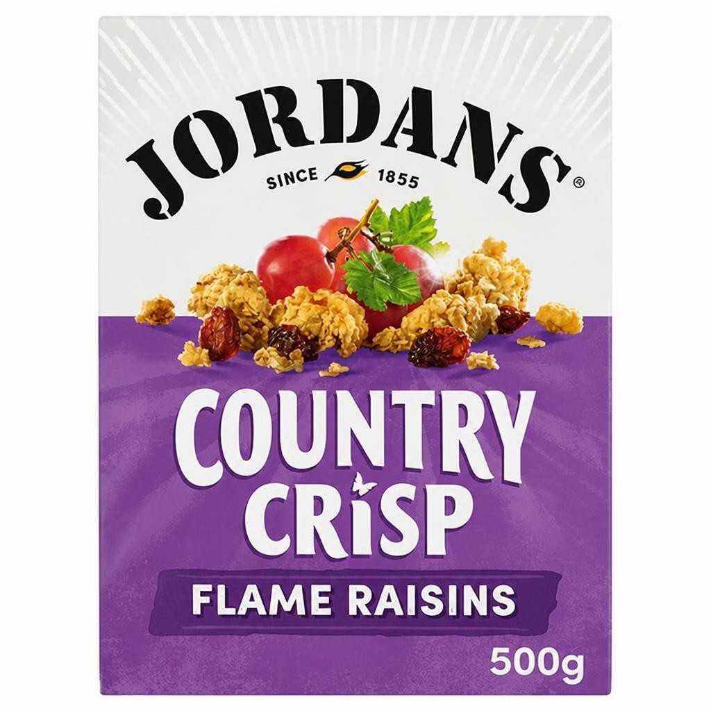 Jordans Country Crisp Flame Raisins Breakfast Cereal 450g