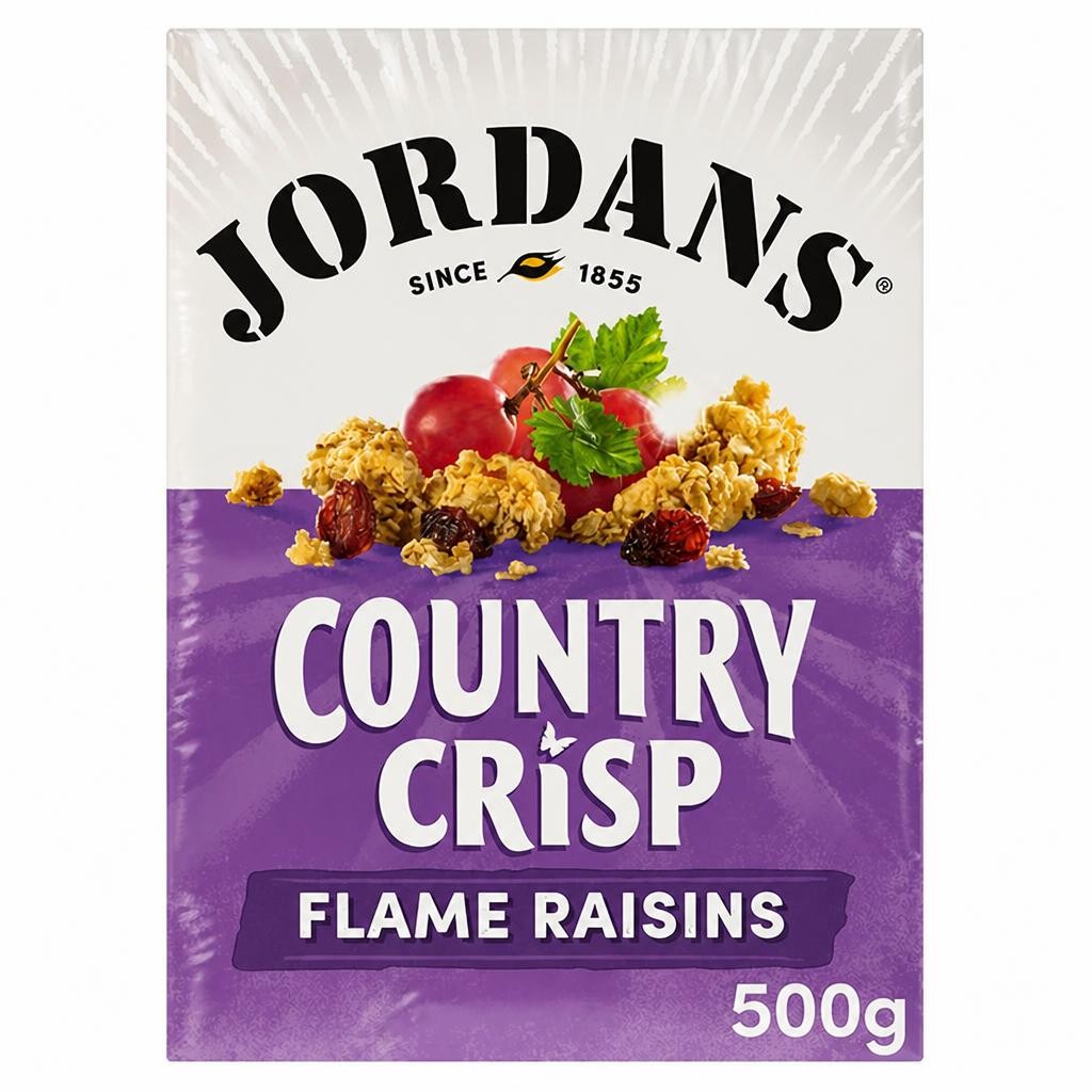 Jordans Country Crisp Flame Raisins Breakfast Cereal 450g