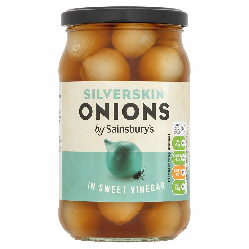 Sainsbury's Sweet Silverskin Onions in Vinegar 440g (230g*)