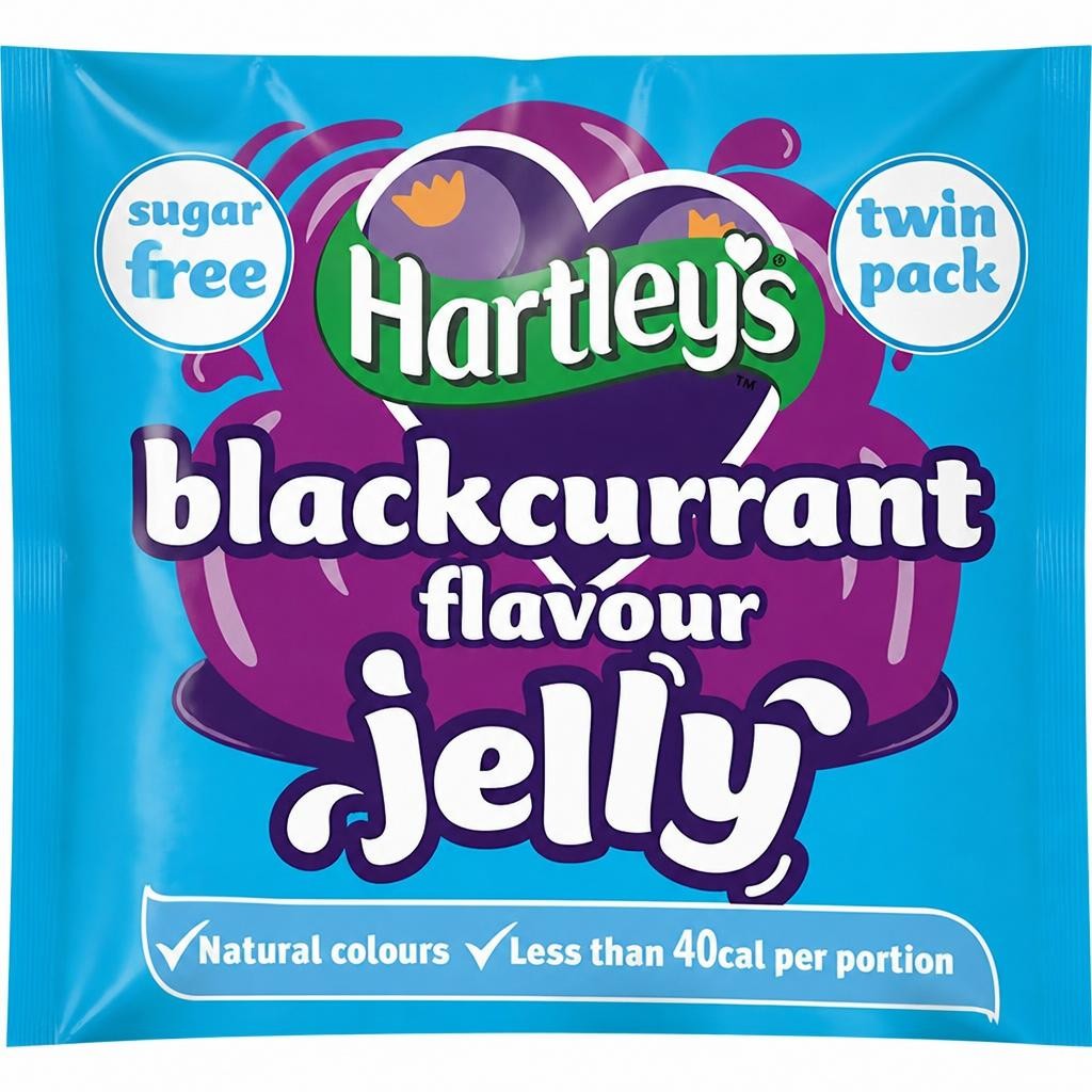 Hartley's Sugar Free Blackcurrant Jelly Twin Pack 23g