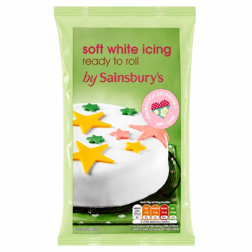Sainsbury's Ready to Roll White Icing 1kg