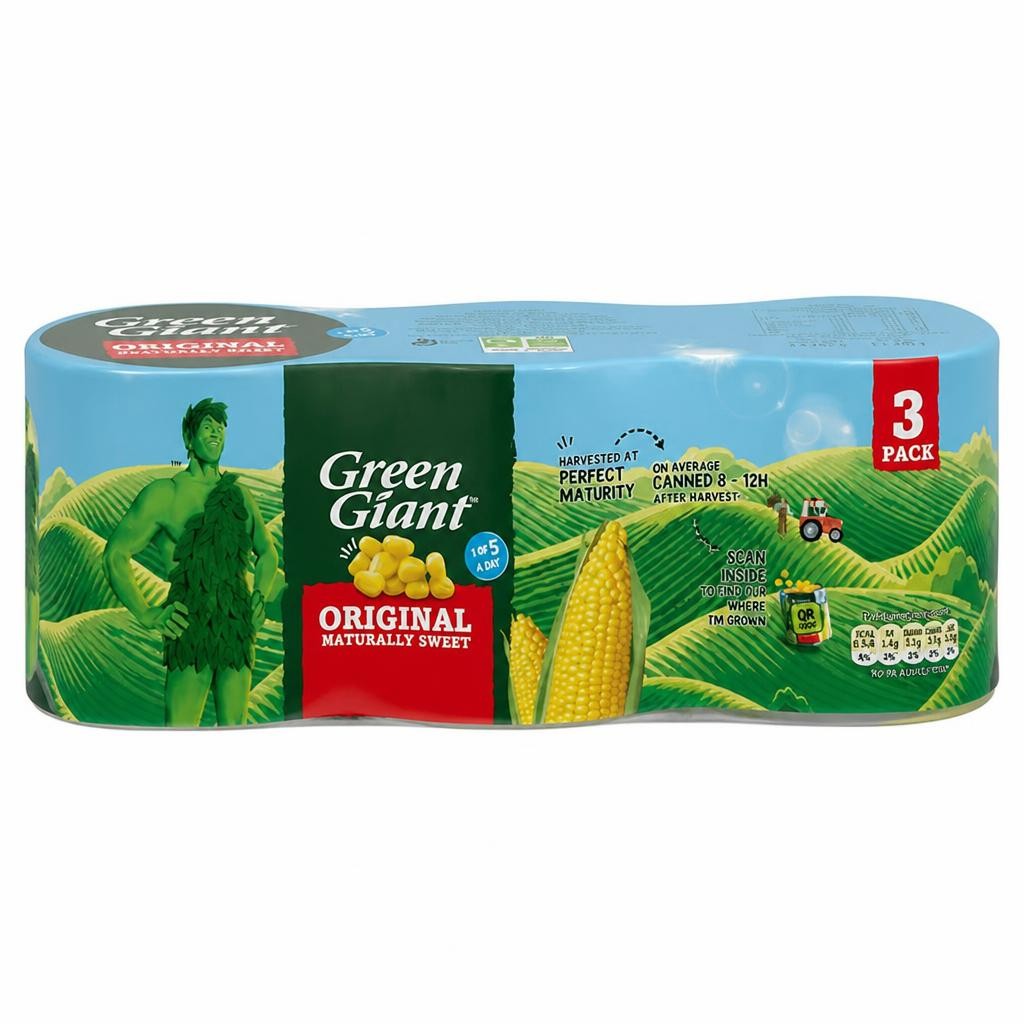 Green Giant Original Sweet Corn 3x340g (3x285g*)