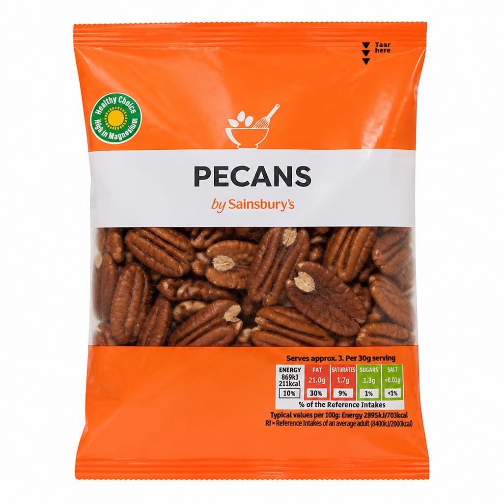 Sainsbury's Mammoth Pecans 100g