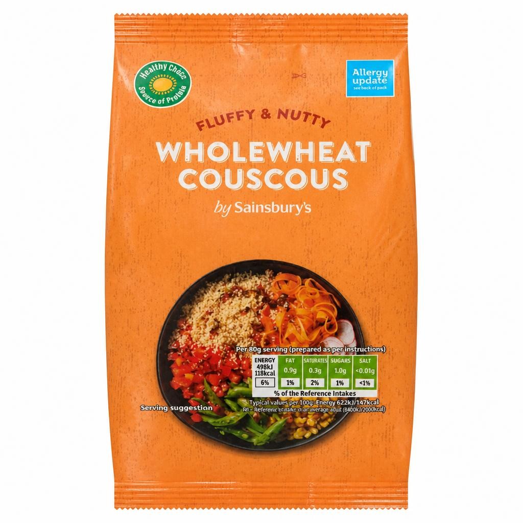 Sainsbury's Fluffy & Nutty Wholewheat Cous Cous 300g