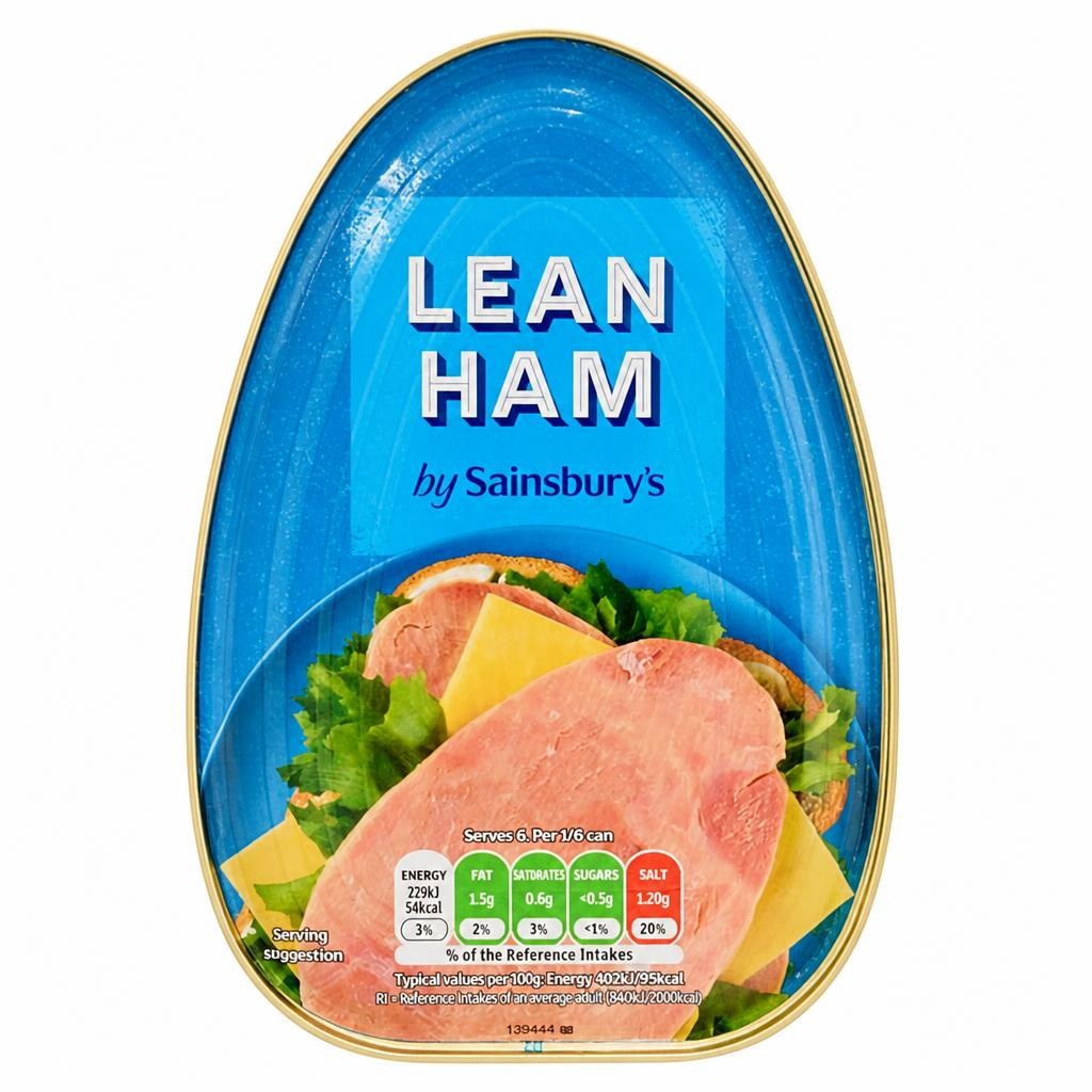 Sainsbury's Lean Ham, Can 340g