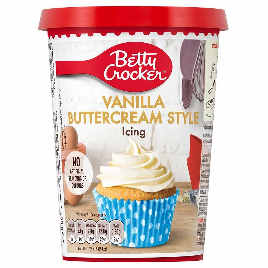 Betty Crocker Vanilla Buttercream Style Icing 400g