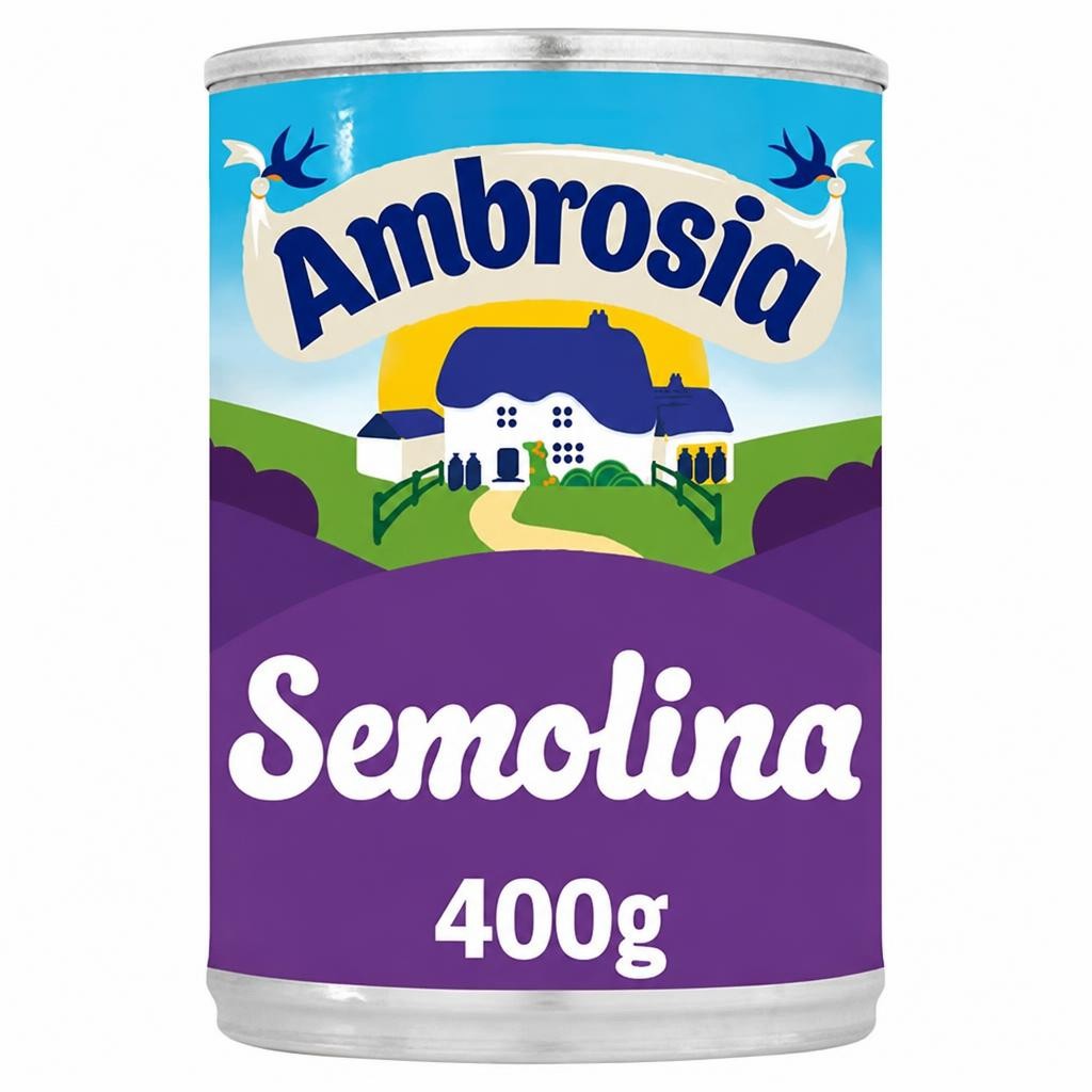 Ambrosia 400g Semolina Pudding Dessert Can