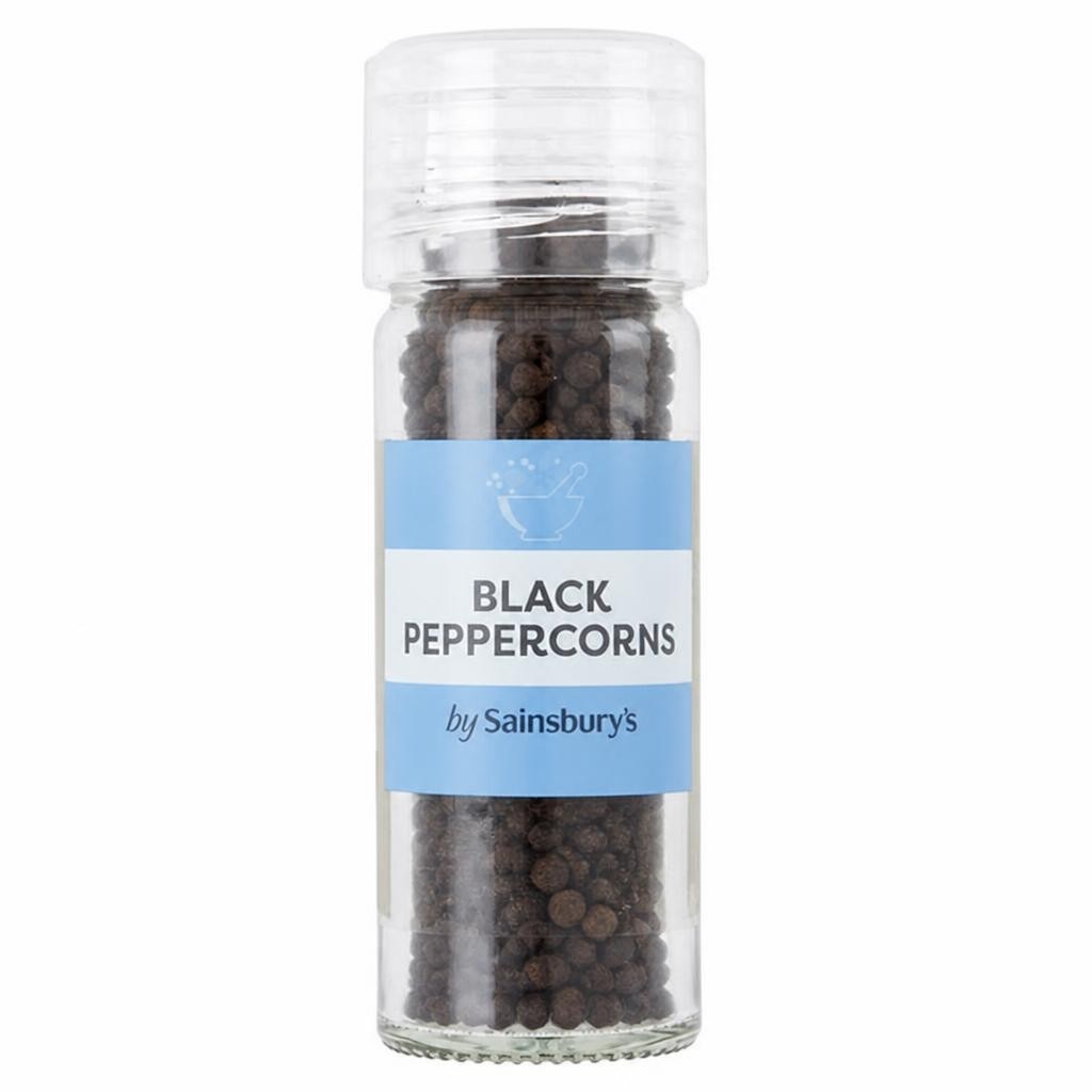 Sainsbury's Black Peppercorn Grinder 50g