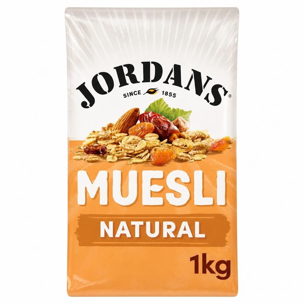 Jordans Natural Muesli Breakfast Cereal 1kg
