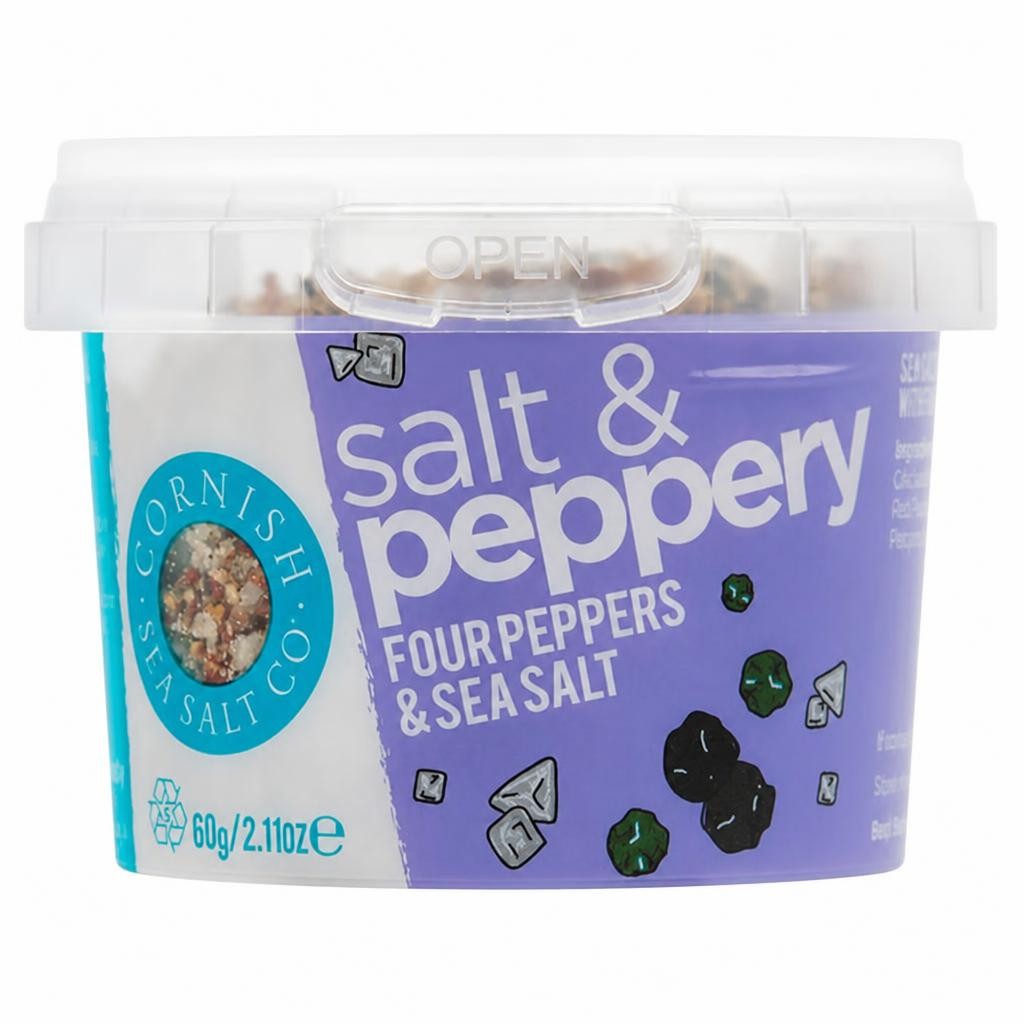 Cornish Sea Salt Co Sea Salt & Luxury Pepper Ingenious Seasoning 60g