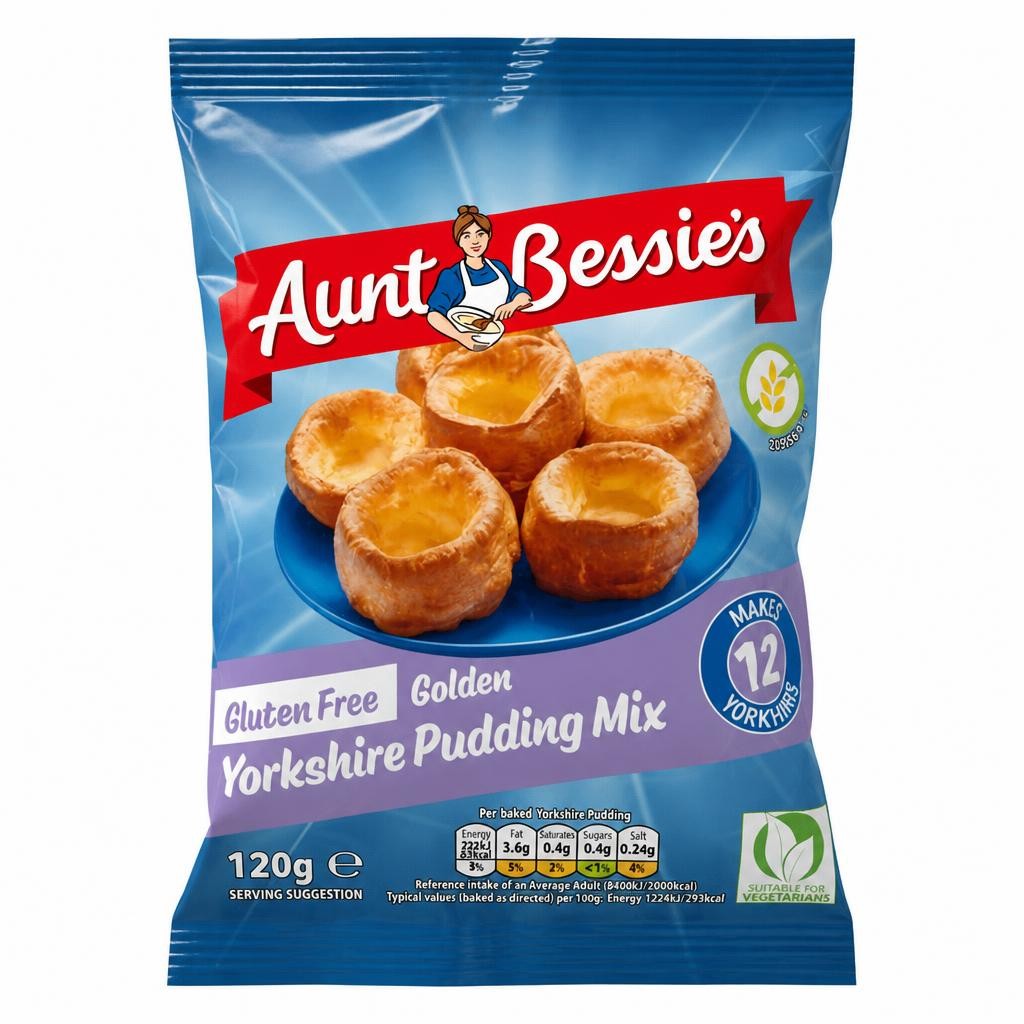 Aunt Bessie's Gluten Free Golden Yorkshire Pudding Mix 120g